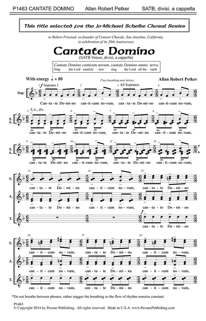 Cantate Domino