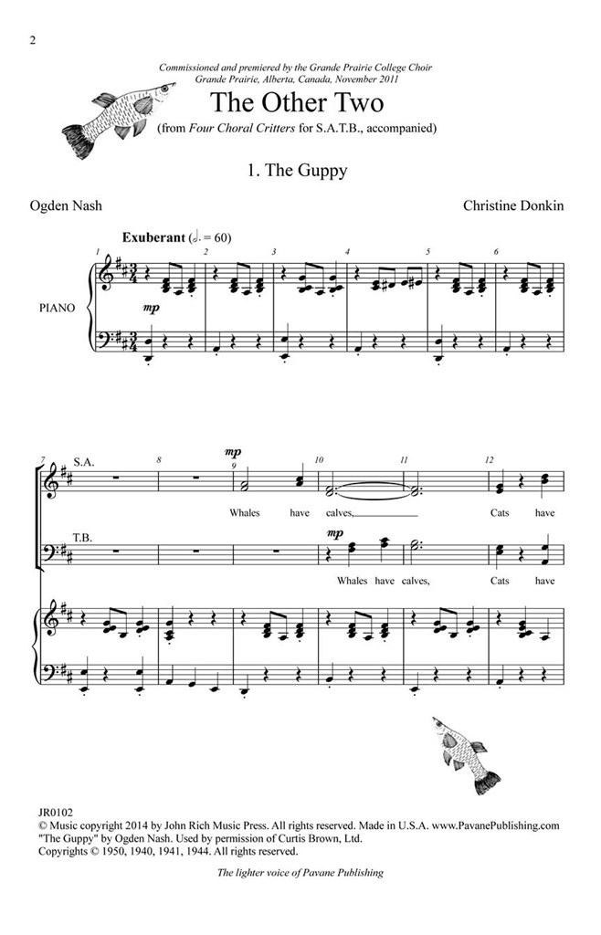 Four Choral Critters - The Other Two