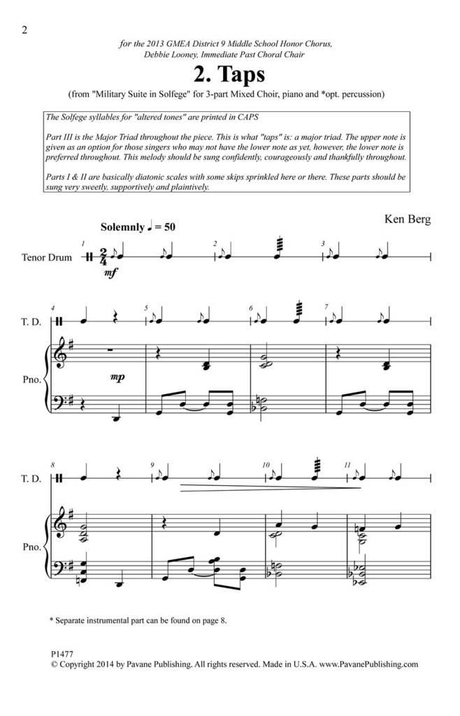 Taps (from 'Solfege Suite 4-The Military Suite')