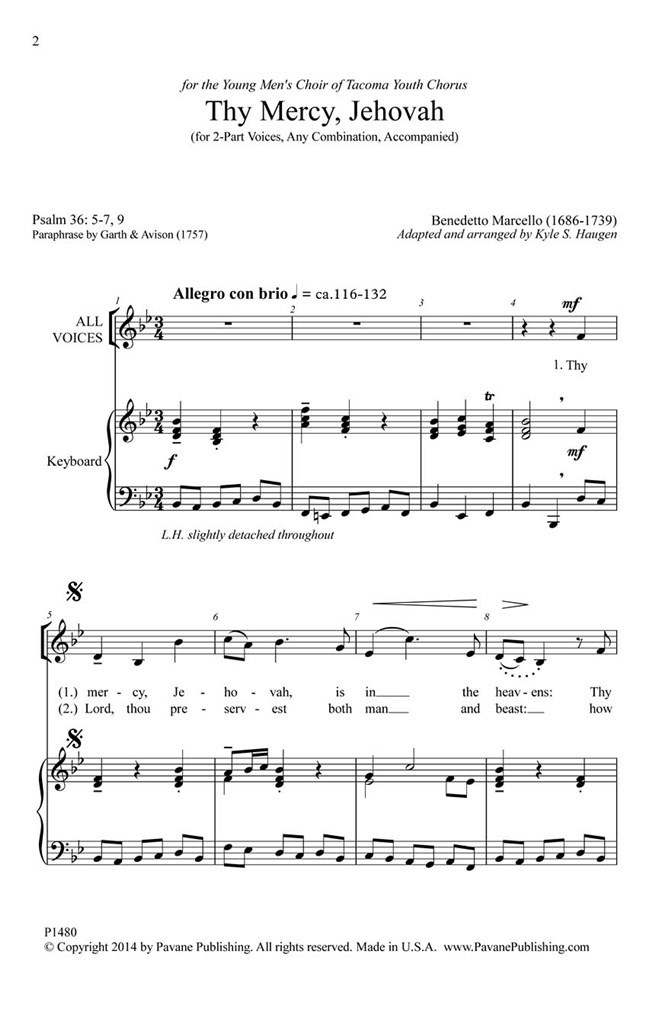 Thy Mercy, Jehovah