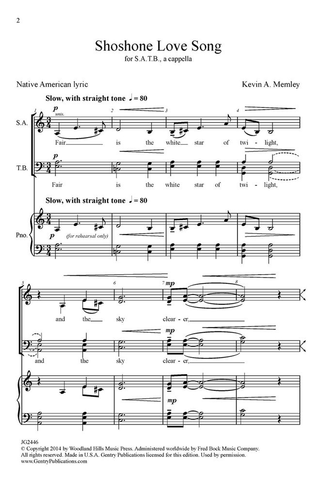 Shoshone Love Song