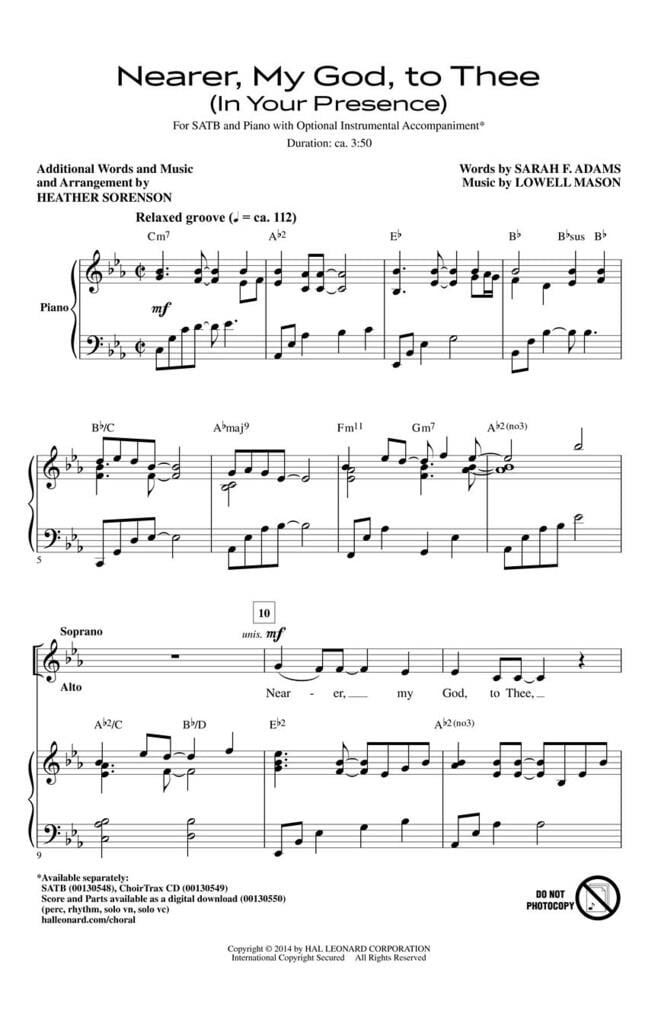 Nearer, My God, to Thee