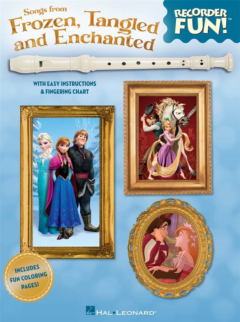 Recorder Fun! Songs From Frozen,Tangled And Enchan