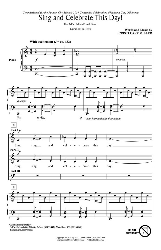 Sing and Celebrate This Day!