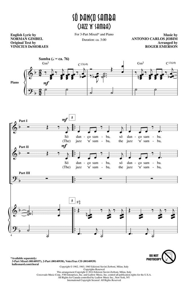 Só Danço Samba (Jazz 'n' Samba)