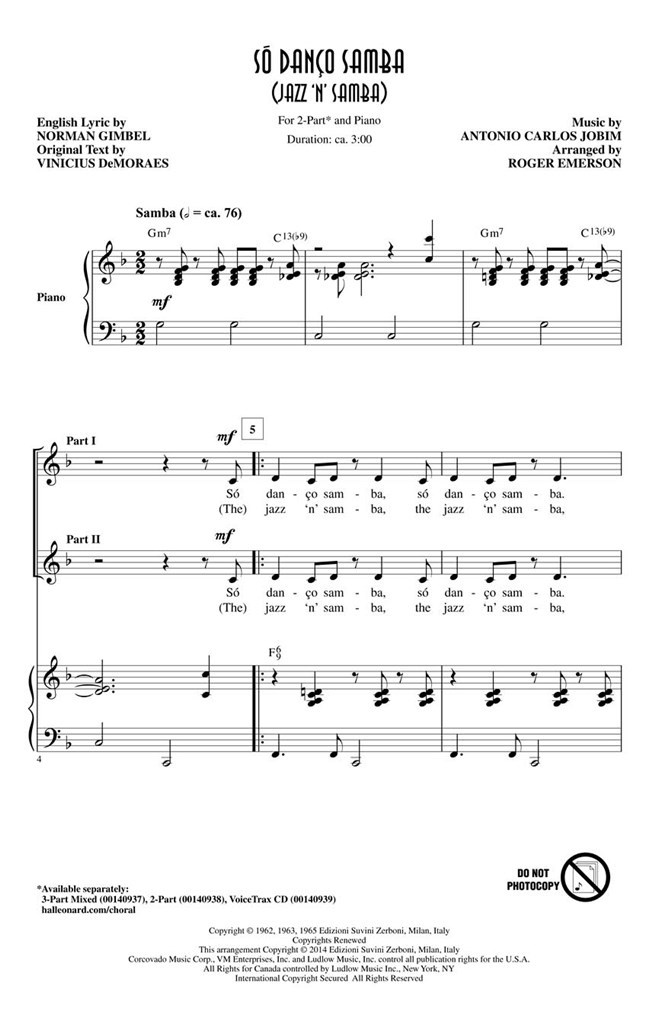 Só Danço Samba (Jazz 'n' Samba)