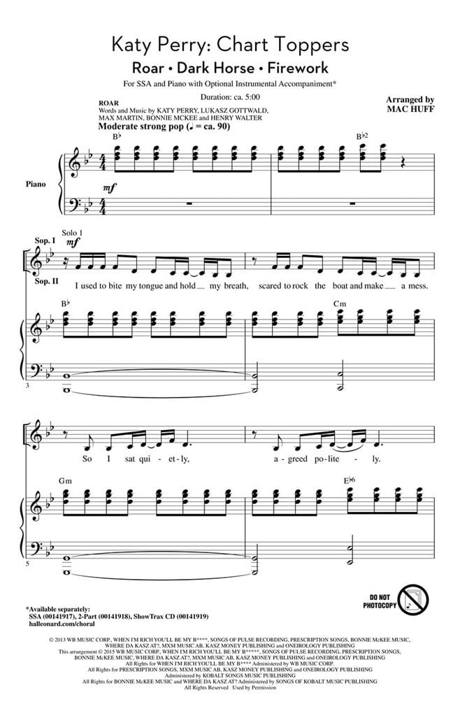 Katy Perry: Chart Toppers