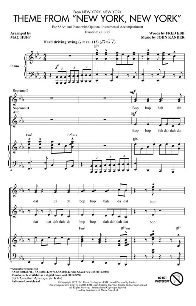 Theme from New York, New York