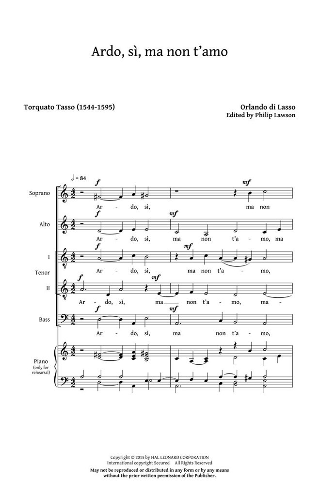 Five Italian Madrigals