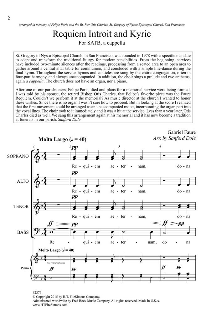 Introit and Kyrie
