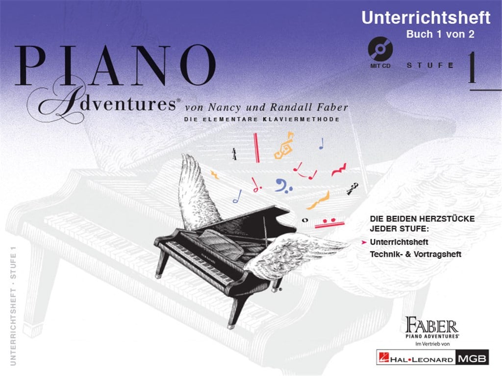 Piano Adventures: Unterrichtsheft 1 (mit CD)