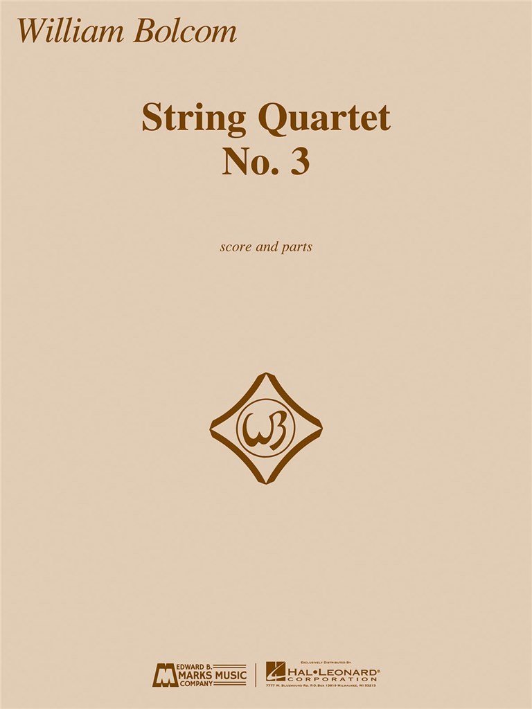 String Quartet No. 3 - Score And Parts