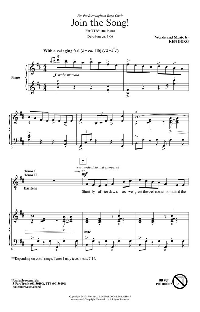 Join The Song!