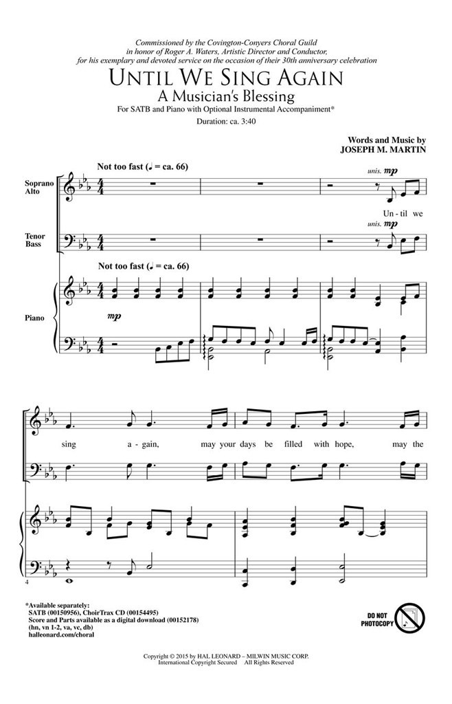 Until We Sing Again