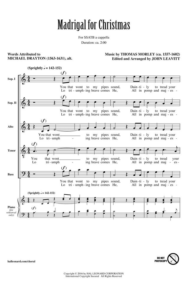 Madrigal for Christmas