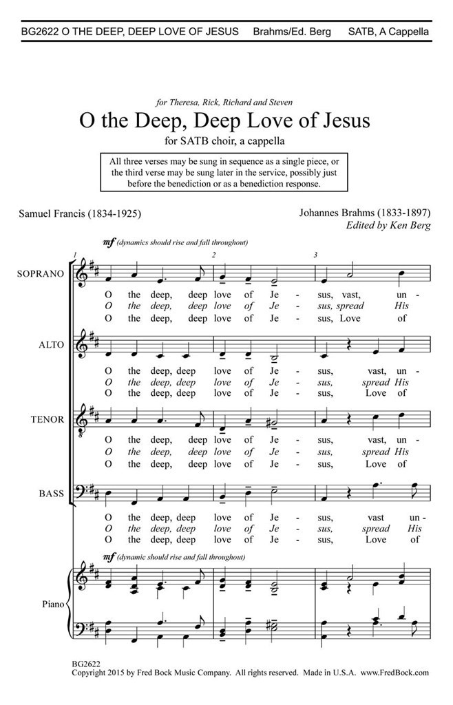 O the Deep, Deep Love of Jesus