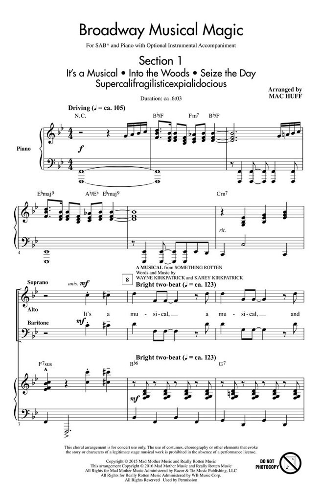 Broadway Musical Magic