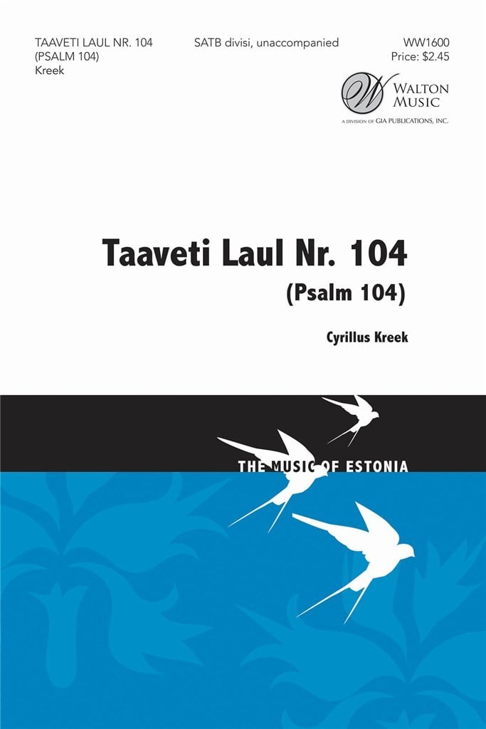 Taaveti laul Nr. 104 (Psalm 104)