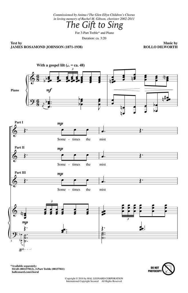 The Gift to Sing