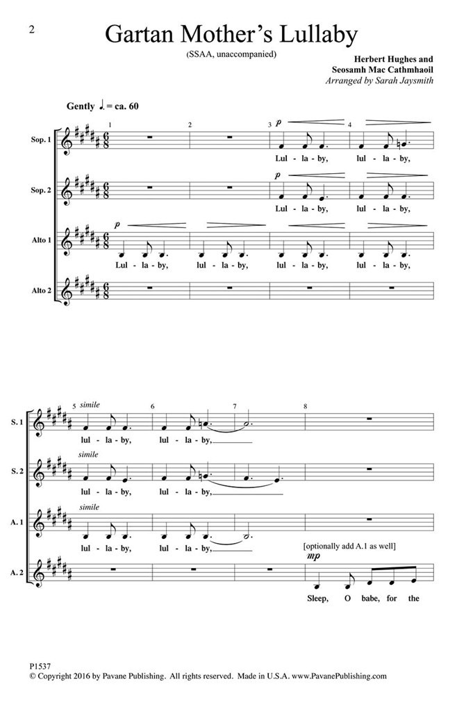 Gartan Mother's Lullaby