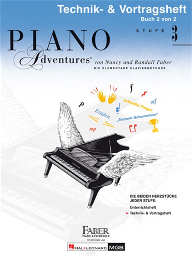 Piano Adventures: Technik- & Vortragsheft 3