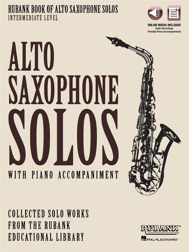 Rubank Book of Alto Saxophone Solos - Intermediate
