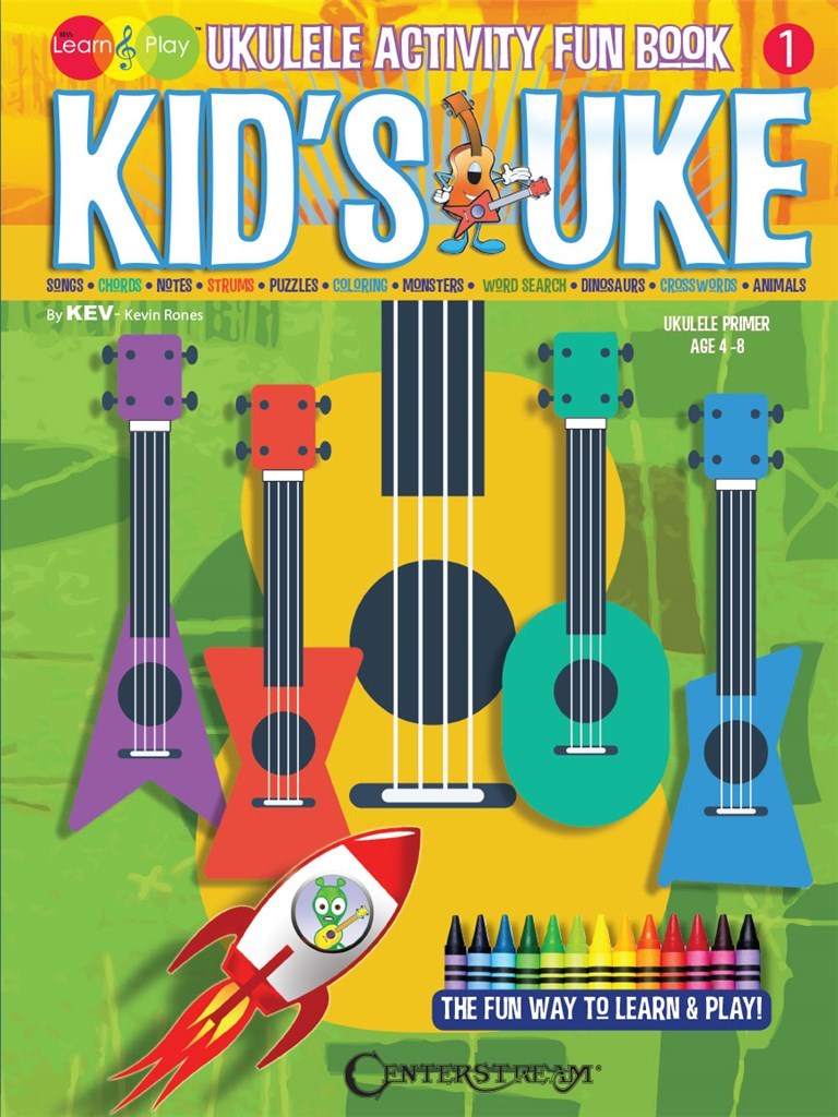Kid's Uke - Ukulele Activity Fun Book