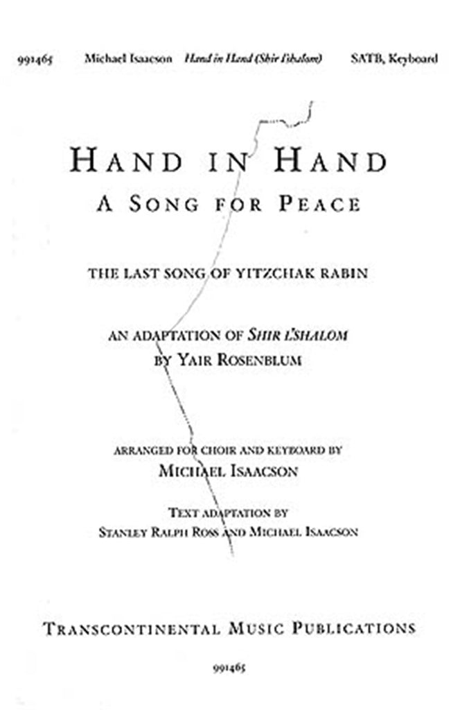 Hand in Hand - A Song for Peace choral