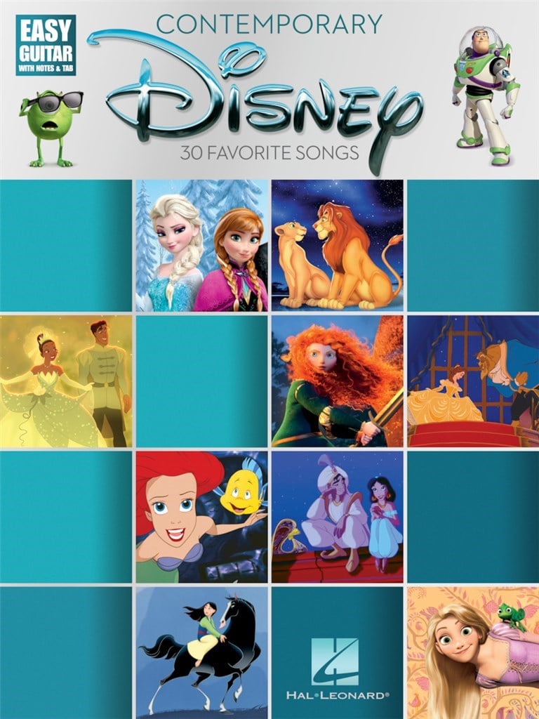 Contemporary Disney: Easy Guitar with Notes & Tab