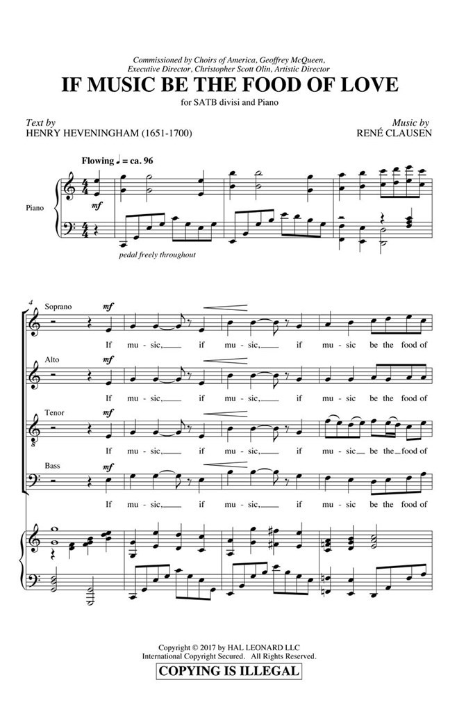 If Music Be the Food of Love