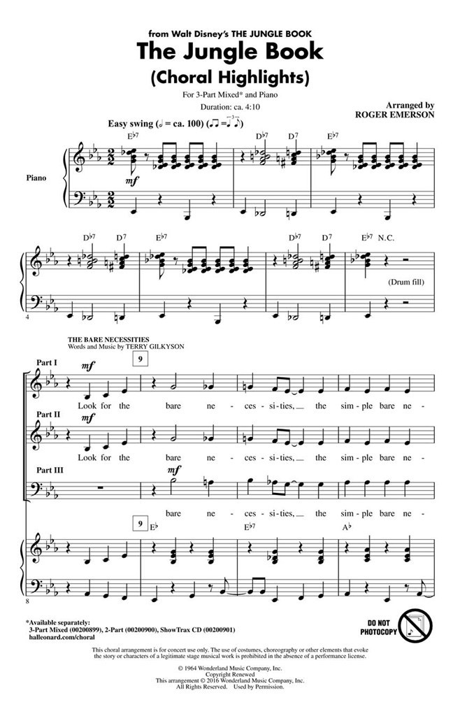 The Jungle Book (Choral Highlights)