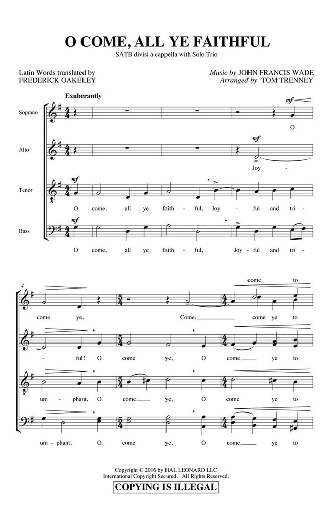 O Come, All Ye Faithful