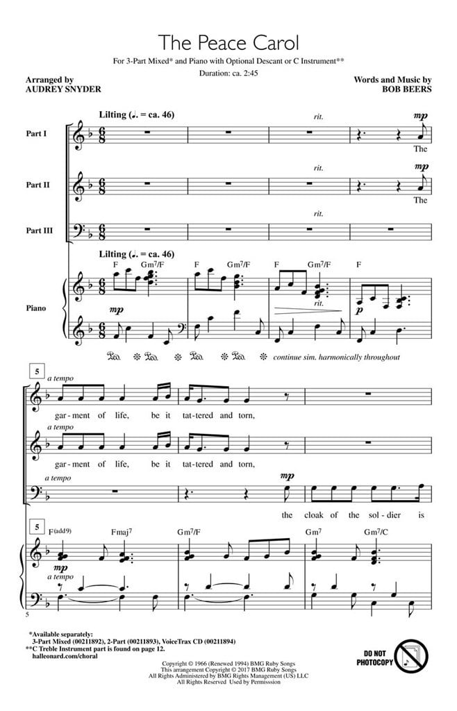 The Peace Carol