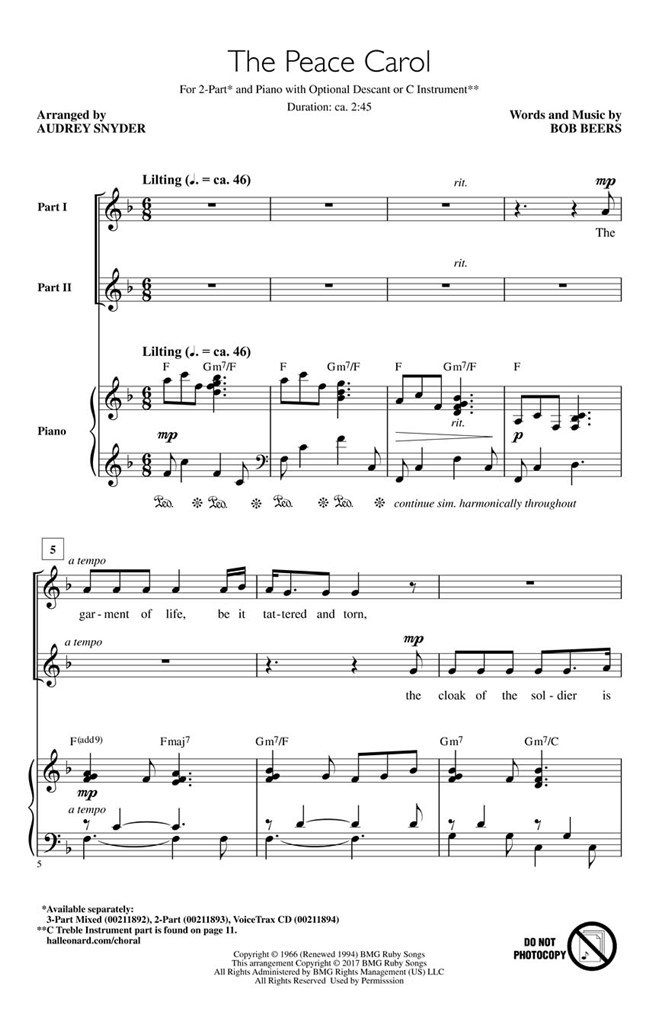 The Peace Carol