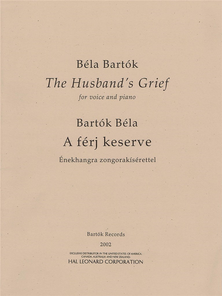 The Husband's Grief A férj keserve