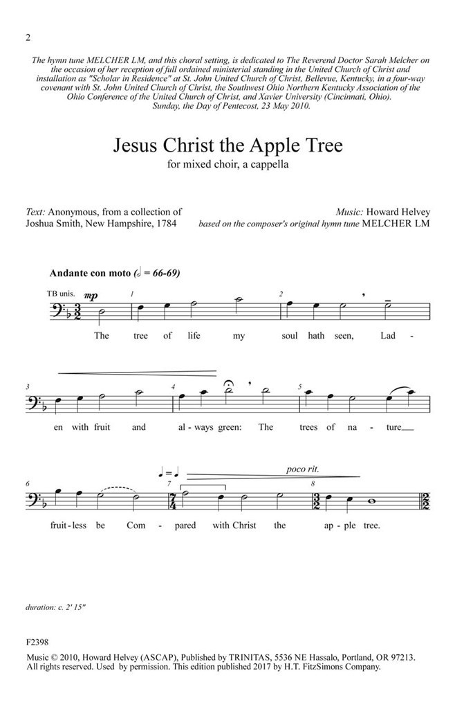 Jesus Christ the Apple Tree