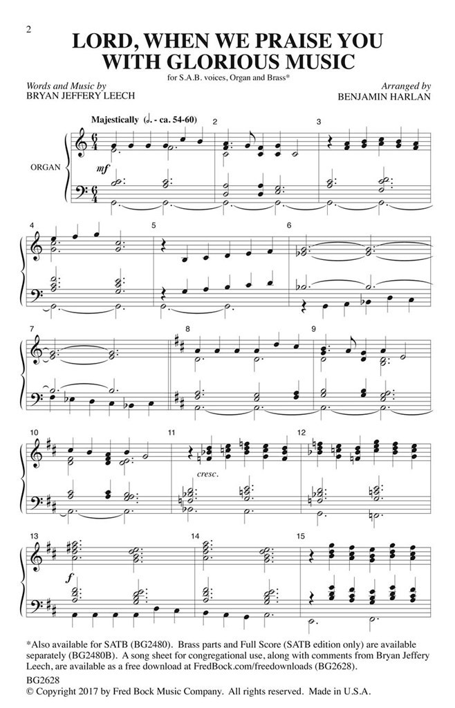 Lord, When We Praise You with Glorious Music