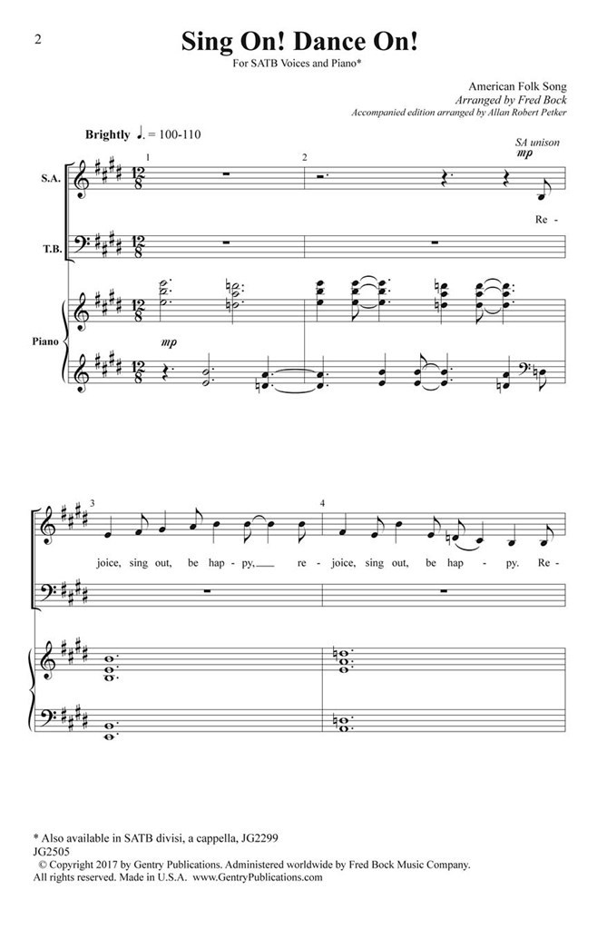 Sing On, Dance On