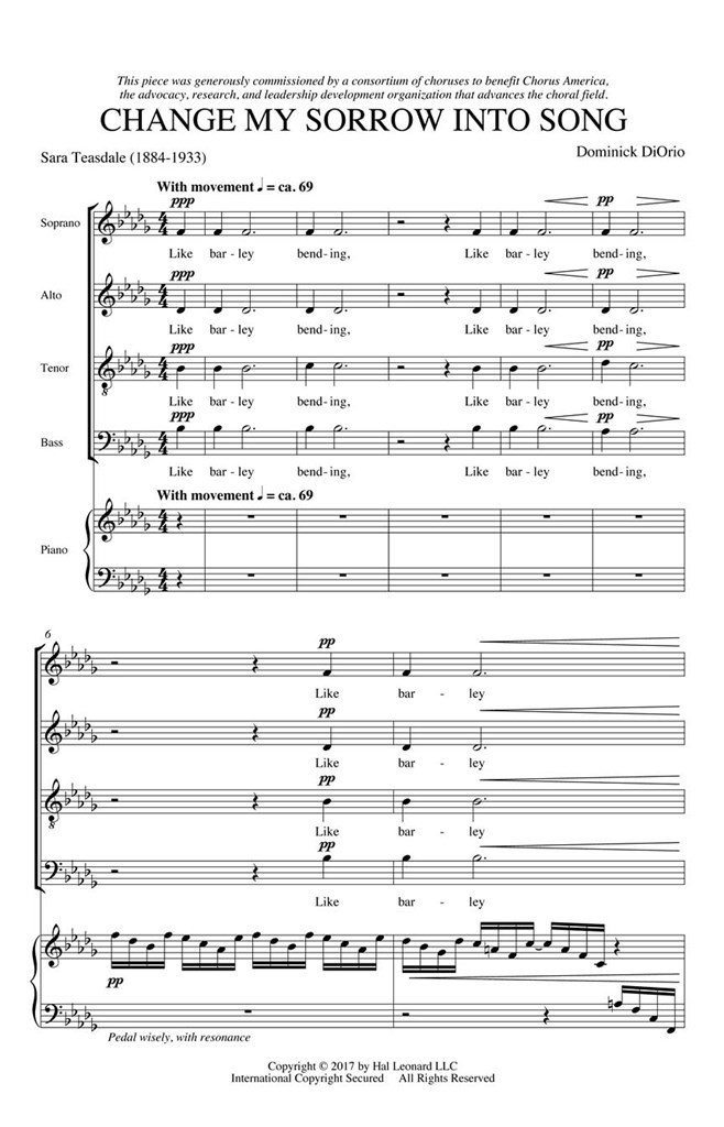 Change My Sorrow Into Song