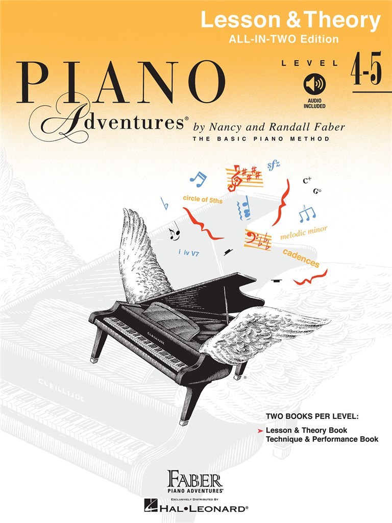 Faber Piano Adventures: Level 4-5 Lesson & Theory
