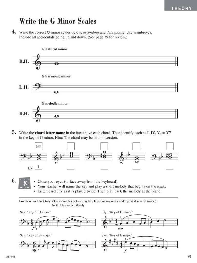 Faber Piano Adventures: Level 4-5 Lesson & Theory