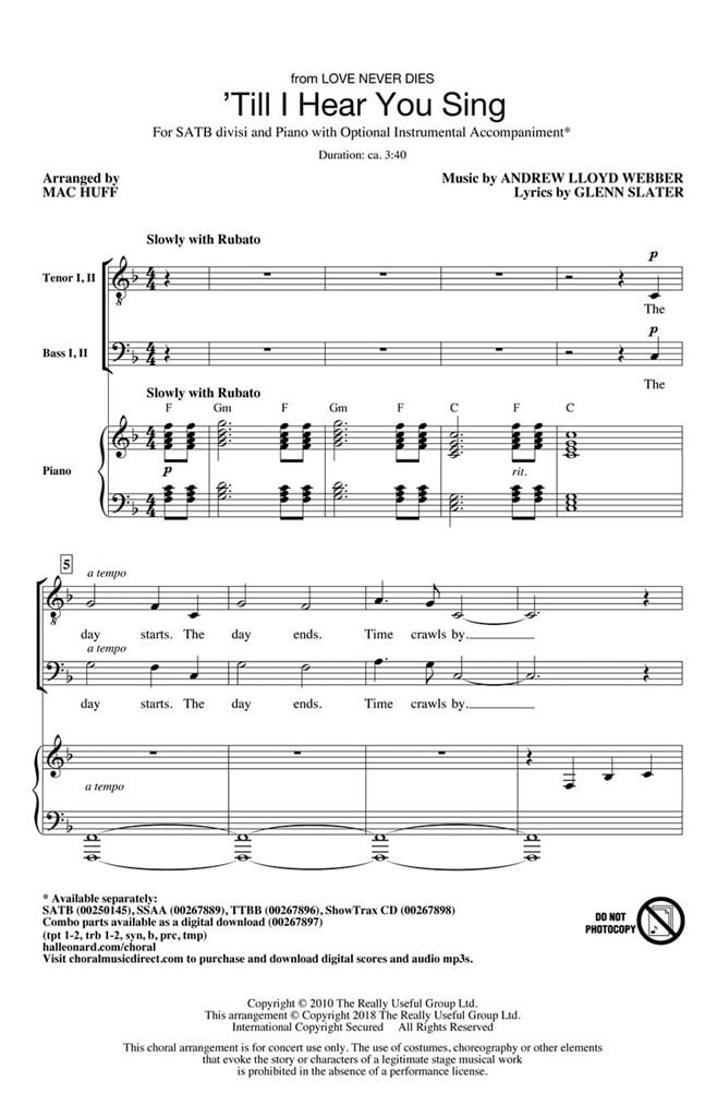 Til I Hear You Sing