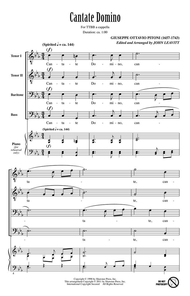Cantate Domino