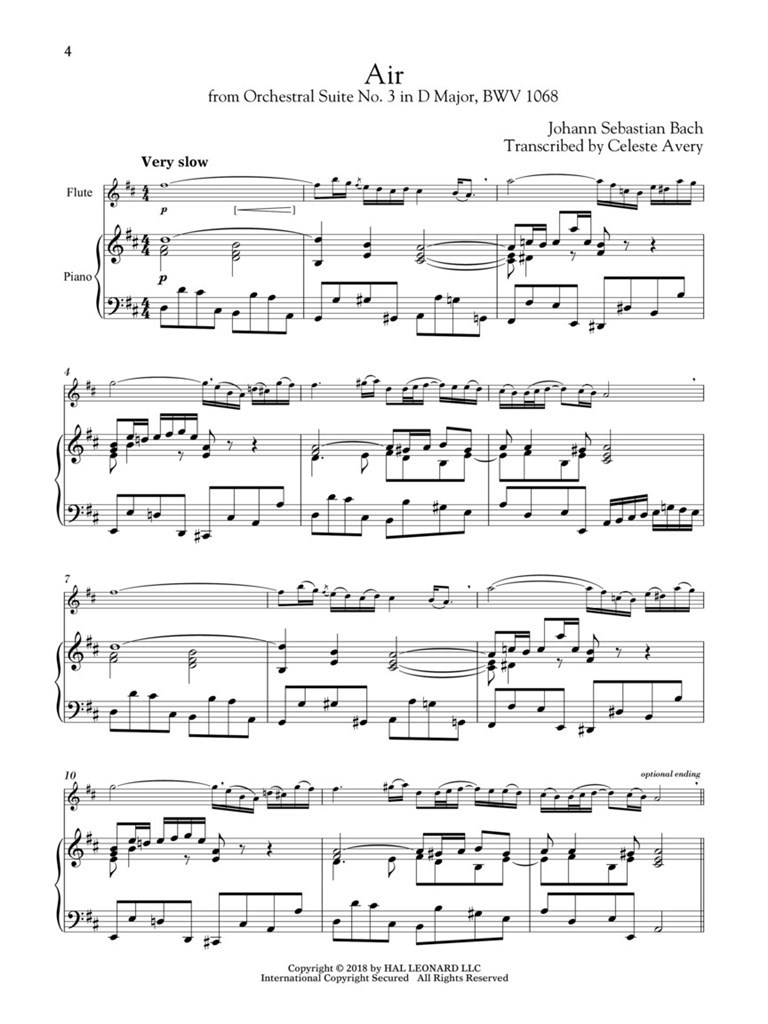 Wedding Music for Classical Players - Flute