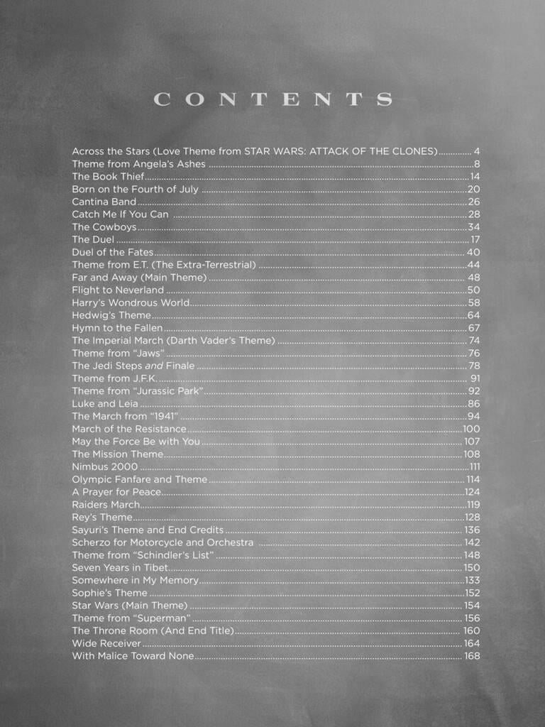 The John Williams Easy Piano Anthology