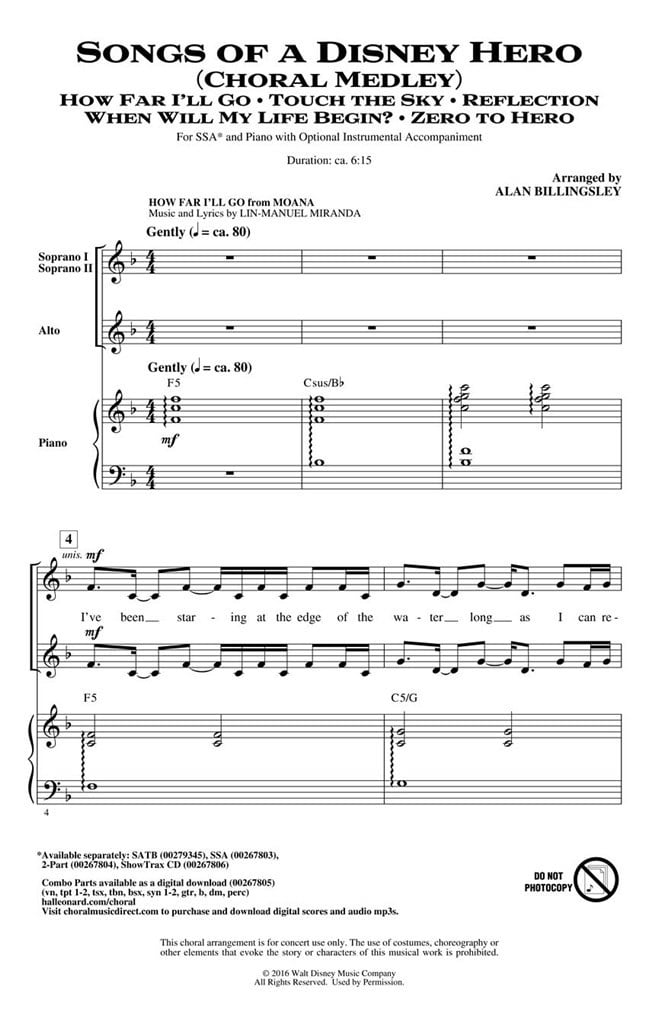 Songs Of A Disney Hero