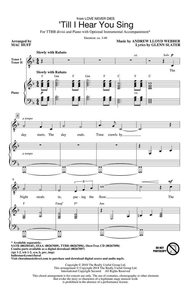 Til I Hear You Sing