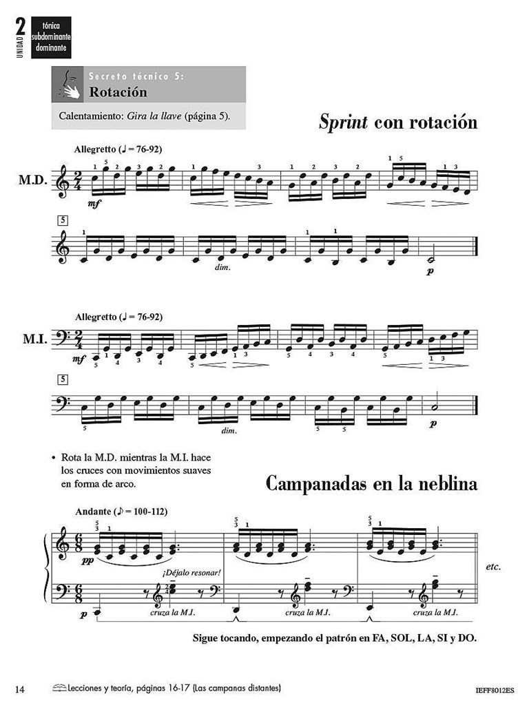Tèchnica e Interpretación, Nivel 6