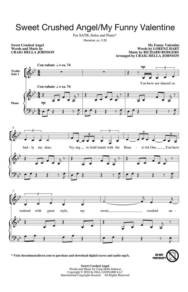 Sweet Crushed Angel/My Funny Valentine