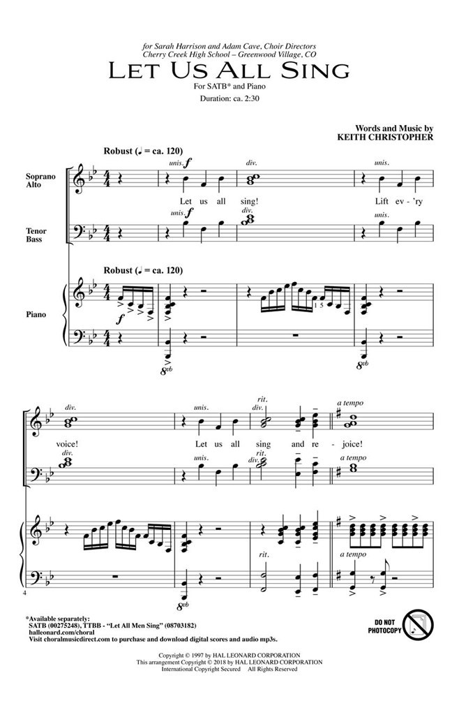 Let Us All Sing